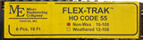 HO Scale Micro Engineering 10-108 Code 55 Wood Ties Non-Weathered Flex-Track (6) pcs