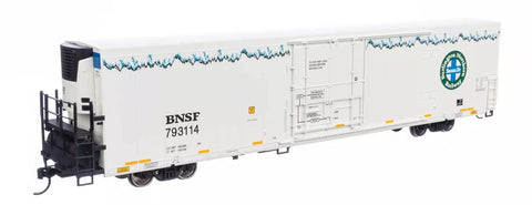 HO Walthers 910-4143 BNSF Railway 793114 72' Modern Refrigerator Boxcar