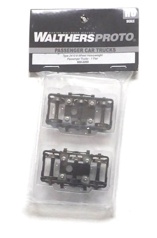 HO Scale Walthers Proto 920-2203 Heavyweight 6-Wheel Passenger Car Metal Trucks
