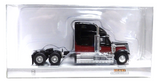 HO Brekina 85829 Black w/Red 2010 International Lonestar Sleeper Semi Tractor
