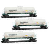 N Scale Micro Trains 98300234 Procor 53' General Service Tank Cars 3-Pack
