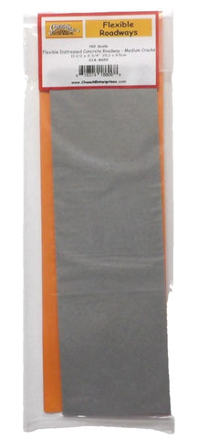 HO Scale Chooch 214-8652 Medium Distressed Concrete w/Cracks Flexible Sheet