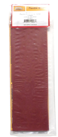 HO/S/O Scale Chooch 214-8671 Large Dark Red Brick Pavers Sheet pkg (2)