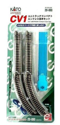 N Scale Kato Unitrack 20-890 CV-1 Compact Oval Set