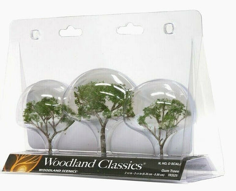 Woodland Classics Ready-Made Trees TR3525 Gum Trees - 3/pkg