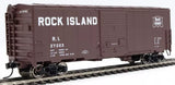 Walthers MainLine 910-45043 Rock Island 27202 40' ACF Modernized Welded Boxcar