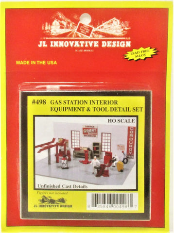HO JL Innovative Design 498 Gas Station Interior Equipment & Tool Detail Set