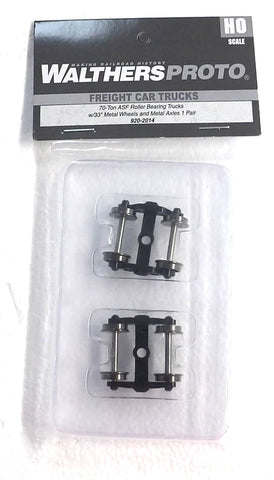 HO Scale Walthers Proto 920-2014 70-Ton ASF Roller Bearing Trucks (1) pr