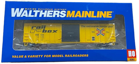 HO Scale Walthers 910-1895 Railbox RBOX 10606 50' ACF Exterior Post Boxcar