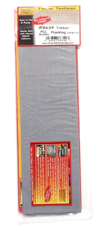 HO/O Scale Chooch 214-8634 Large Timber Planking Flexible Sheet 2-Pack