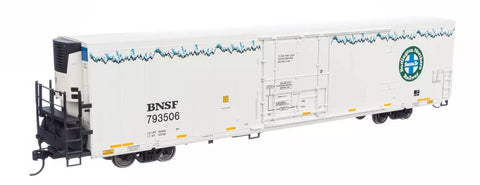 HO Walthers 910-4145 BNSF Railway 793506 72' Modern Refrigerator Boxcar