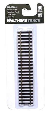 HO Scale Walthers 948-83002 Code 83 to Code 70 Transition Track
