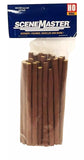 HO Scale Walthers SceneMaster 949-3108 Log Load for 45' Logging Cars pkg (30)