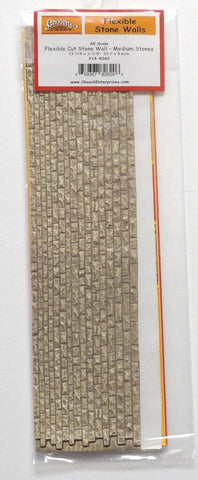 HO Scale Chooch 214-8262 Medium Cut Stone Wall Flexible Sheet