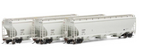 HO Scale Athearn G97146 ConAgra CAGX Trinity 3-Bay Covered Hopper Set #2 (3)