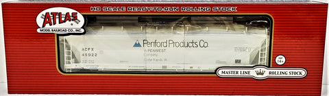 HO Atlas 20006288 Penwest ACFX 45922 Pressureaide Centerflow Covered Hopper