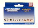 HO Scale Walthers SceneMaster 949-6090 Workmen/People at Work pkg (18)
