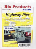 N Scale Rix Products 628-150 Modern Highway Pier Kit
