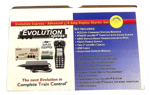 Digitrax EVOXD Evolution Express Advanced 5A-8A Duplex Radio Starter Set