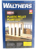 HO Scale Walthers Cornerstone 933-4146 Plastic Pellet Plant Background Kit