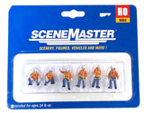 HO Walthers SceneMaster 949-6201 Trackside/Transload Workers Figure Set (6) pcs