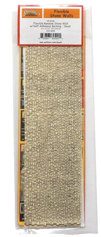 HO Scale Chooch 214-8250 Small Random Stone Wall Flexible Sheet