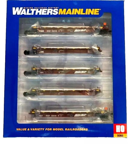 Walthers MainLine 910-55660 BNSF 238140 A-E Thrall 5-Unit Rebuilt 40' Well Car