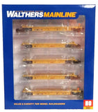 HO Scale Walthers MainLine 910-55670 Small Red logo TTX DTTX 748257 Thrall 5-Unit Rebuilt 40' Well Car