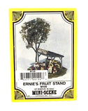 HO Scale Woodland Scenics M109 Ernie's Fruit Stand Mini-Scene Metal Kit
