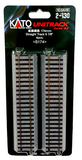 HO Scale Kato Unitrack 2-130 Straight Track 6-7/8" 174mm pkg (4)