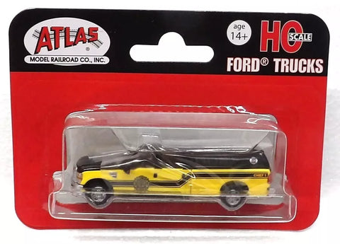 HO Atlas 35000011 Ford F-350 Fire Department Chief Crew-Cab Pickup Truck w/Cap