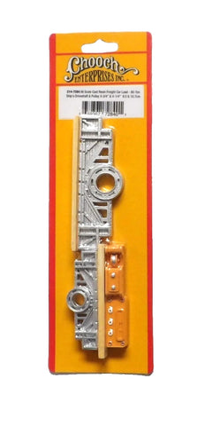 HO Scale Chooch 7284 80-Ton Ship's Driveshaft & Pulley Freight Car Load