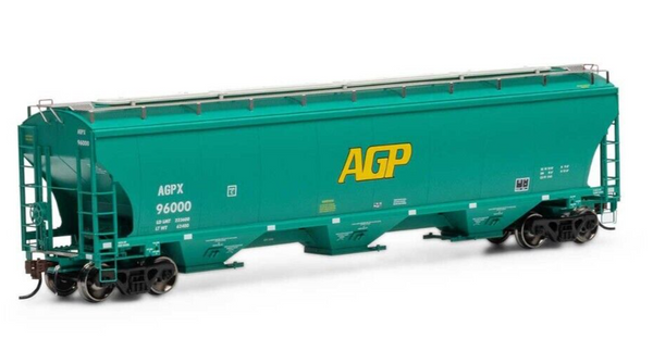 HO Scale Athearn G97155 AG Processing AGPX 96000 Trinity 3-Bay Covered ...