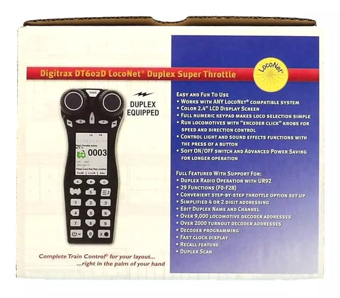 Digitrax DT602 LocoNet Advanced Super Throttle