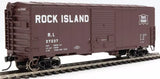 Walthers MainLine 910-45044 Rock Island 27237 40' ACF Modernized Welded Boxcar