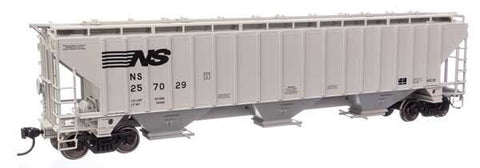 HO Walthers MainLine 910-49048 NS # 257029 57' Trinity 4750 3-Bay Covered Hopper