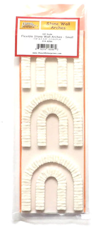 HO Scale Chooch 214-8266 Stone Wall Arches Style 1 Flexible Sheet