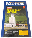 N Scale Walthers Cornerstone 933-3860 Prairie Co-Op Grain Elevator Building Kit