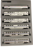 N Scale Kato 10-1789 Amtrak Superliner Phase VI 6-Unit Bookcase Set