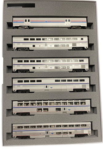 N Scale Kato 10-1789 Amtrak Superliner Phase VI 6-Unit Bookcase Set