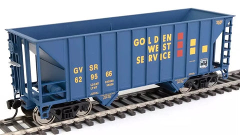 Walthers MainLine 910-56604 Golden West GVSR 629566 34' 100-Ton 2-Bay Hopper