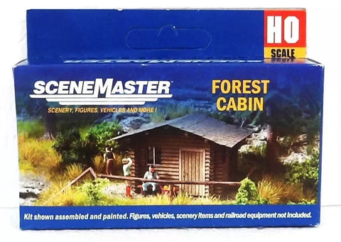 HO Walthers SceneMaster 949-4113 Forest Cabin Laser-Cut Wood Kit