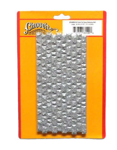 HO Scale Chooch 8314 Large Cut Stone Retaining Wall