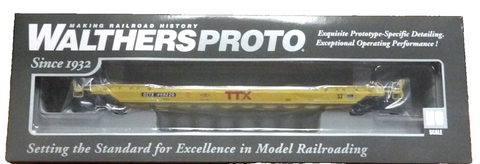 Walthers Proto 920-109045 DTTX 469220 Gunderson Rebuilt 53' Well Car TTX Logo