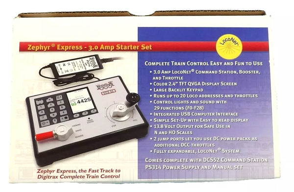 Digitrax DCS52 Zephyr Express All-in-one Command Station/Booster
