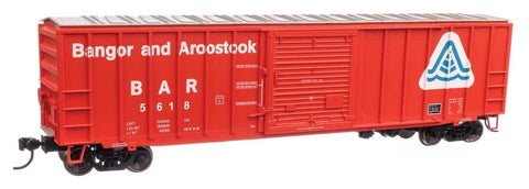HO Scale Walthers 910-1876 Bangor & Aroostook BAR #5618 50' ACF Boxcar