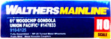 HO Walthers MainLine 910-6125 Union Pacific UP 147833 61' Wood Chip Gondola
