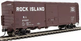 Walthers MainLine 910-45044 Rock Island 27237 40' ACF Modernized Welded Boxcar