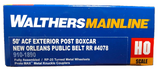 HO Scale Walthers 910-1890 New Orleans Public Belt NOPB 4078 50' ACF Boxcar