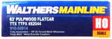 HO Walthers MainLine 910-50814 Trailer Train TTX TTPX 82044 63' Pulpwood Flatcar
